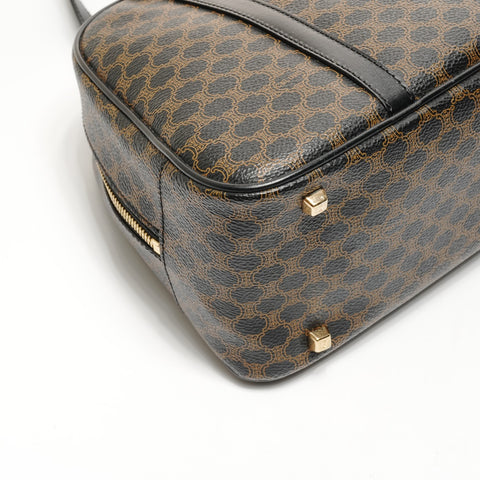 CELINE Macadam PVC Handbag black WS25153