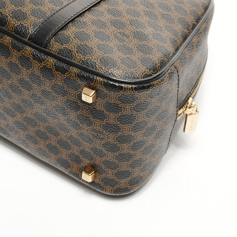 CELINE Macadam PVC Handbag black WS25153