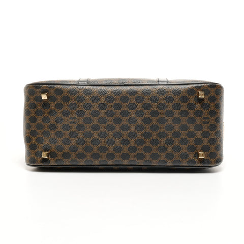 CELINE Macadam PVC Handbag black WS25153