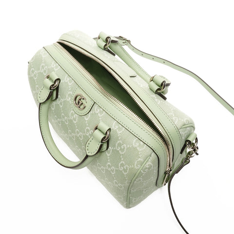 GUCCI Ophidia 小号 GG 帆布 2-Way 波士顿包 波士顿包 绿色 WS25155
