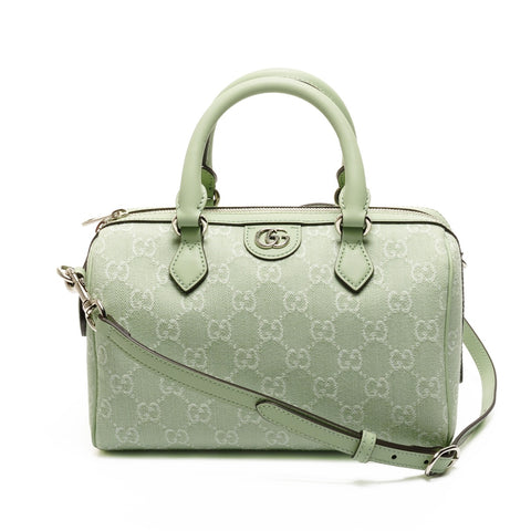 GUCCI Ophidia Small GG Canvas 2-Way Boston Bag Boston bag green WS25155