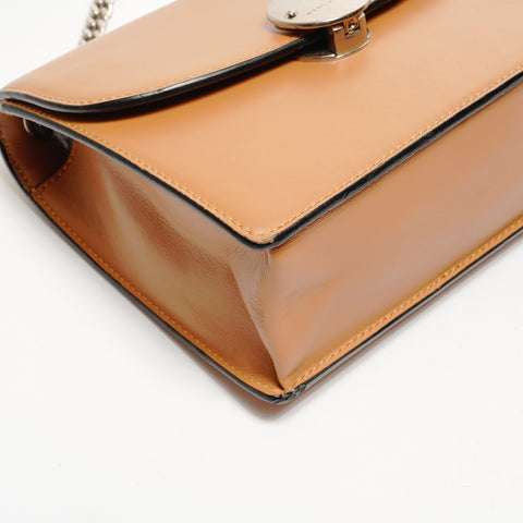 MARC JACOBS Marc Jacobs Leather Shoulder Bag Brown WS25156