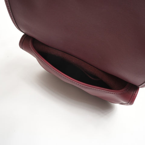 COACH leather Shoulder Bag Red WS25158