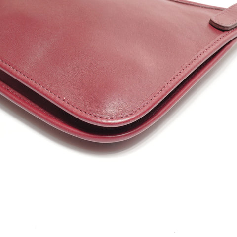 COACH leather Shoulder Bag Red WS25158