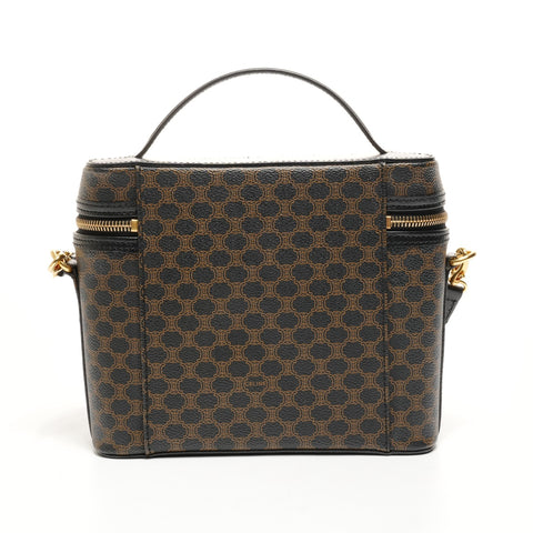 CELINE Macadam Vanity Shoulder Bag black WS25159