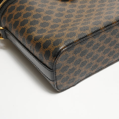 CELINE Macadam Vanity Shoulder Bag black WS25159