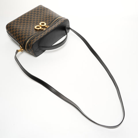 CELINE Macadam Vanity Shoulder Bag black WS25159
