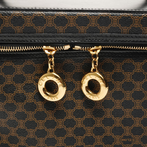 CELINE Macadam Vanity Shoulder Bag black WS25159