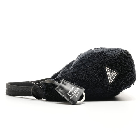 PRADA Terry Mini 2000 Re-Edition Hobo Handtasche schwarz WS25162