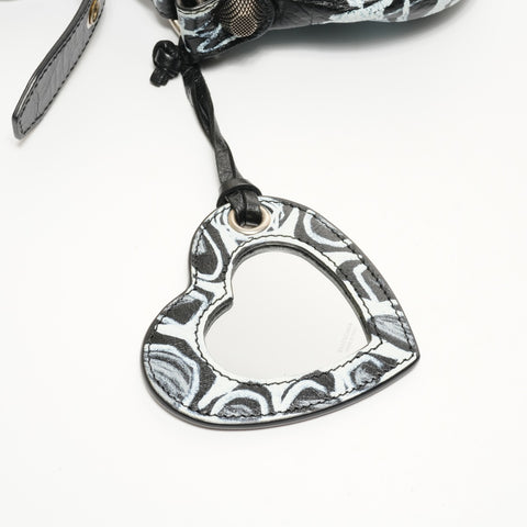 BALENCIAGA Le Cagoule XS Graphics Shoulder Bag black WS25163