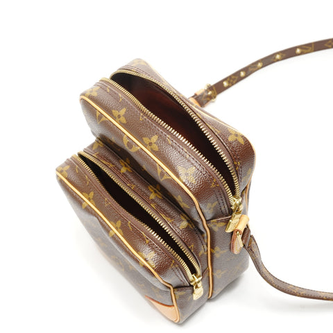 LOUIS VUITTON 2005 Amazon Monogram Shoulder Bag Brown WS25164