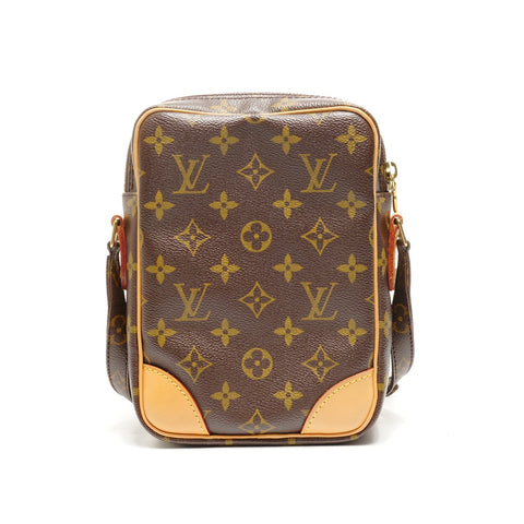 LOUIS VUITTON 2005 Amazon Monogram Shoulder Bag Brown WS25164