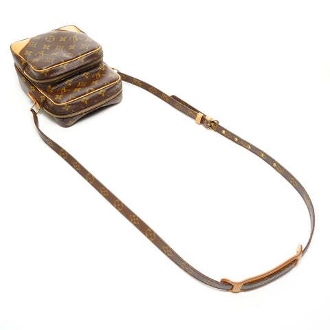 LOUIS VUITTON 2005 Amazon Monogram Shoulder Bag Brown WS25164