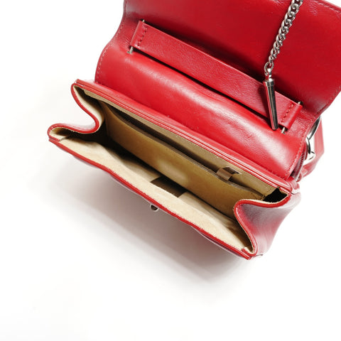 Chloe Drew Bijou Leather 2way Shoulder Bag Red WS25165