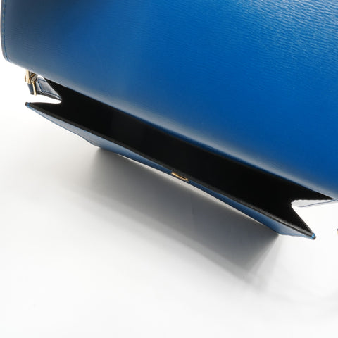 LOUIS VUITTON 1996 Grenelle Epi Shoulder Bag blue WS25166