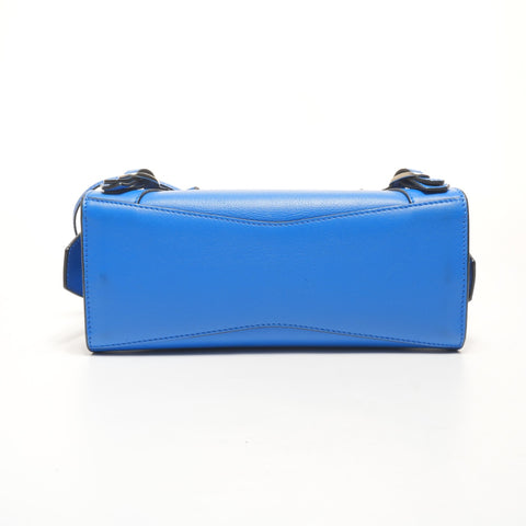 BALENCIAGA Neo Classic City Leather Mini 2way Shoulder Bag blue WS25170