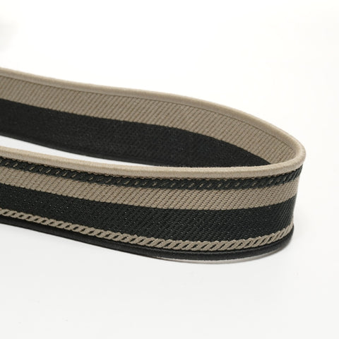 PRADA Leather Jacquard Shoulder Camera Bag Shoulder Bag Brown WS25173