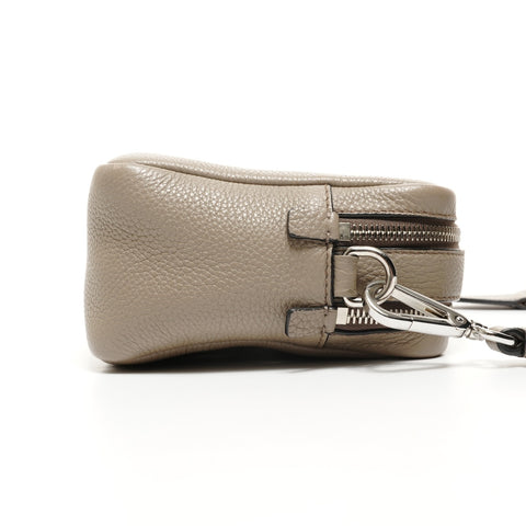 PRADA Leather Jacquard Shoulder Camera Bag Shoulder Bag Brown WS25173