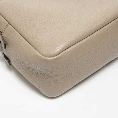 PRADA Leather Jacquard Shoulder Camera Bag Shoulder Bag Brown WS25173