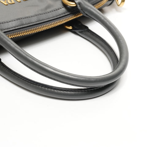 PRADA 2-way nylon Boston bag Shoulder Bag gray WS25178