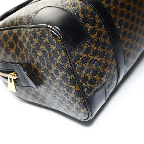 CELINE Macadam PVC Boston bag Handbag black WS25185