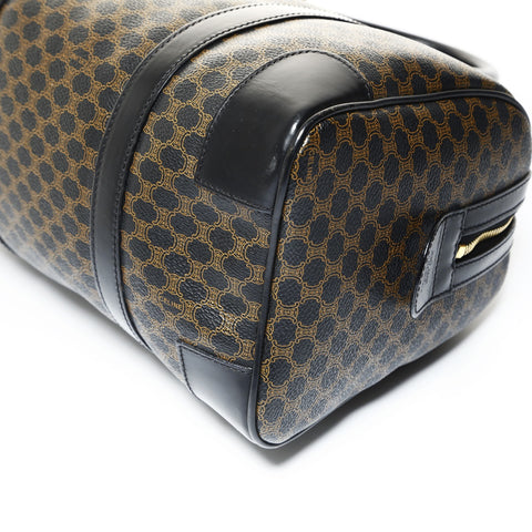 CELINE Macadam PVC Boston bag Handbag black WS25185