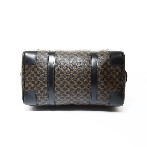 CELINE Macadam PVC Boston bag Handbag black WS25185