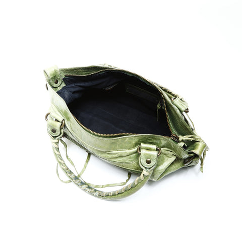 BALENCIAGA The First City 2way Shoulder Bag green WS25187