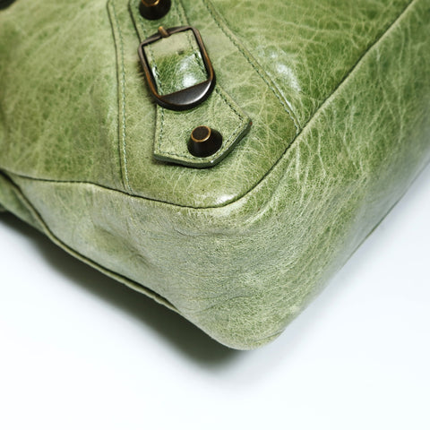 BALENCIAGA The First City 2way Shoulder Bag green WS25187