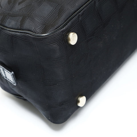 CHANEL No. 9 2004-2005 Nylon New Travel Line Boston Bag Shoulder Bag black WS25190