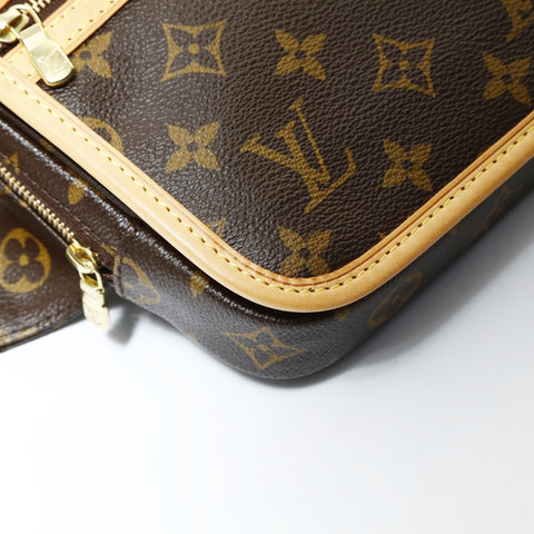 LOUIS VUITTON Bosfeel PM Monogram 2006 Shoulder Bag Brown WS25192