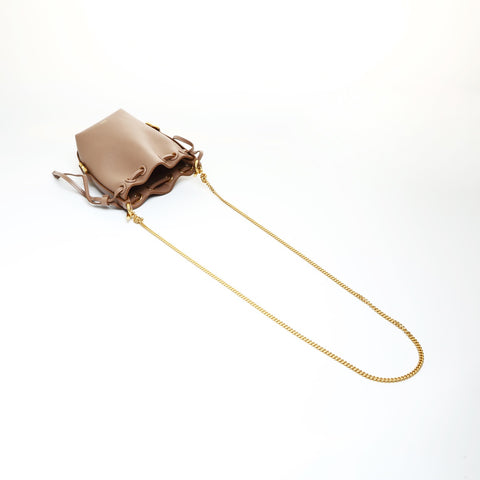 Chloe Micro Marcy Leather Chain Shoulder Bag pink WS25193