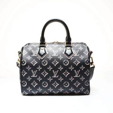 LOUIS VUITTON Monogram Fall for You Speedy Bandouliere 25 2-way Boston bag black WS25197