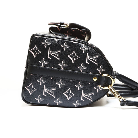LOUIS VUITTON Monogram Fall for You Speedy Bandouliere 25 2-way Boston bag black WS25197