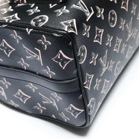 LOUIS VUITTON Monogram Fall for You Speedy Bandouliere 25 2-way Boston bag black WS25197