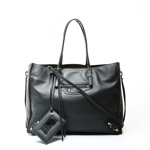 BALENCIAGA The Paper 2way Handbag gray WS25198