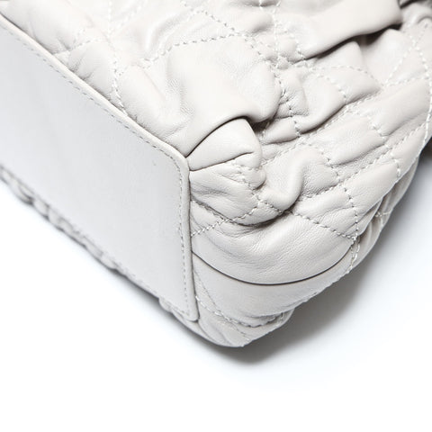 Christian Dior Cannage Mini Pearl Shoulder Bag pink WS25199