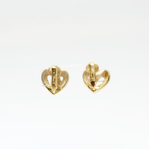 Christian Dior heart Earring gold WS25206