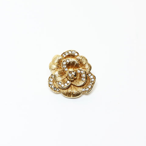 Christian Dior Flower Pin Brooch Brooch gold WS25209