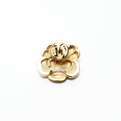 Christian Dior Flower Pin Brooch Brooch gold WS25209