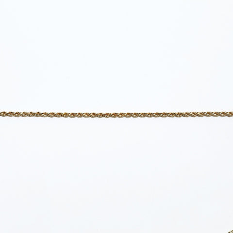 Christian Dior Rhinestone Necklace gold WS25211