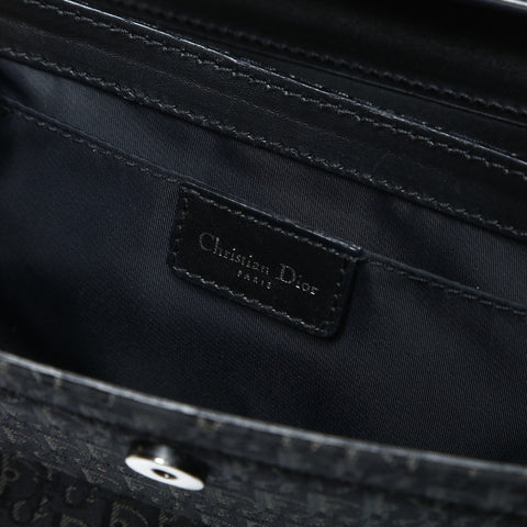 Christian Dior Trotter Street Chic One Belt in Canvas Shoulder Bag black WS25214