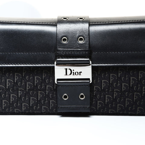 Christian Dior Trotter Street Chic One Belt in Canvas Shoulder Bag black WS25214
