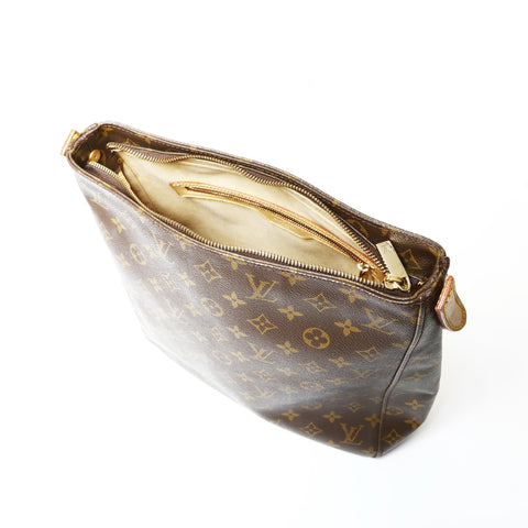 LOUIS VUITTON Monogram Looping GM 2000 Shoulder Bag Brown WS25217