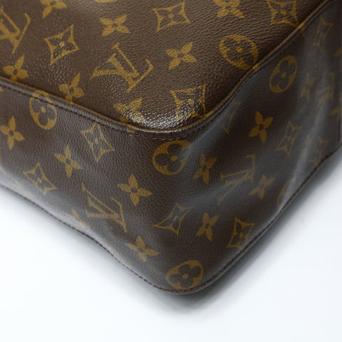 LOUIS VUITTON Monogram Looping GM 2000 Shoulder Bag Brown WS25217