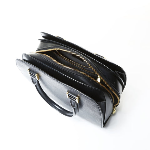 LOUIS VUITTON 1998 Epi Pont Neuf Handbag black WS25218