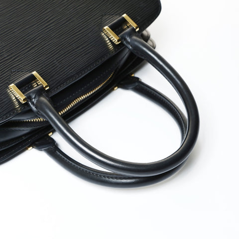 LOUIS VUITTON 1998 Epi Pont Neuf Handbag black WS25218