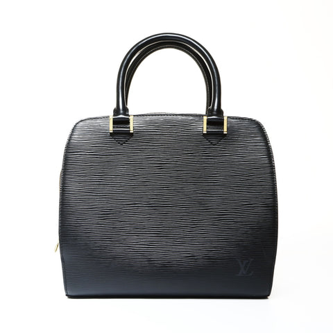 LOUIS VUITTON 1998 Epi Pont Neuf Handbag black WS25218