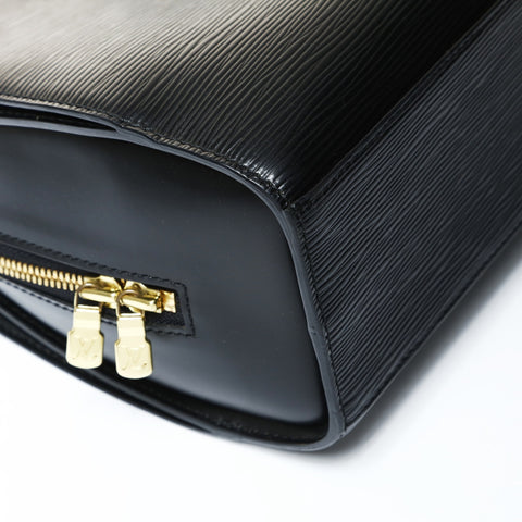 LOUIS VUITTON 1998 Epi Pont Neuf Handbag black WS25218