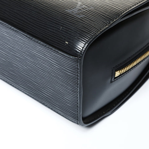 LOUIS VUITTON 1998 Epi Pont Neuf Handbag black WS25218